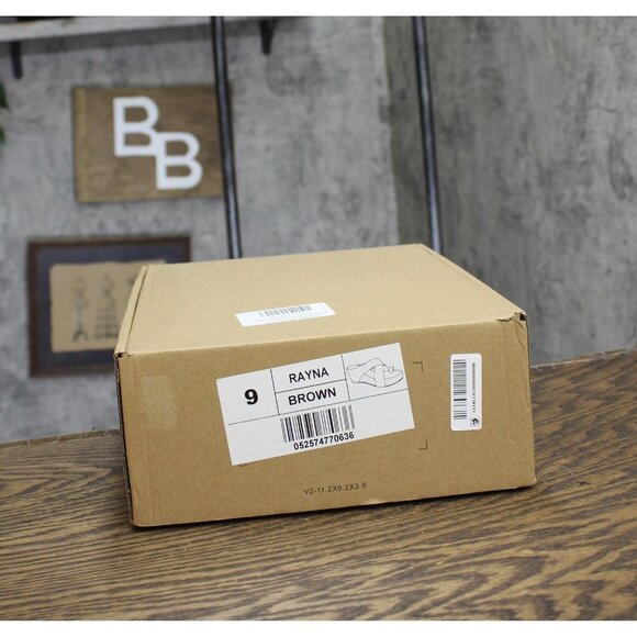 NWT Journee Collection Womens Rayna Heeled Sandal RAYNA-SANDAL Brown 9M - Picture 11 of 12